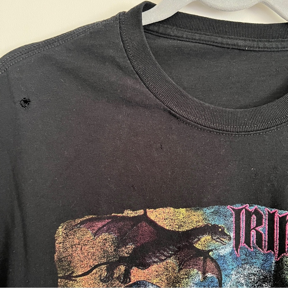 Trippie Redd Trip At Knight Tour 2021 Black Graphic T Shirt 2 Sided Men’s Tee - Picture 4 of 10